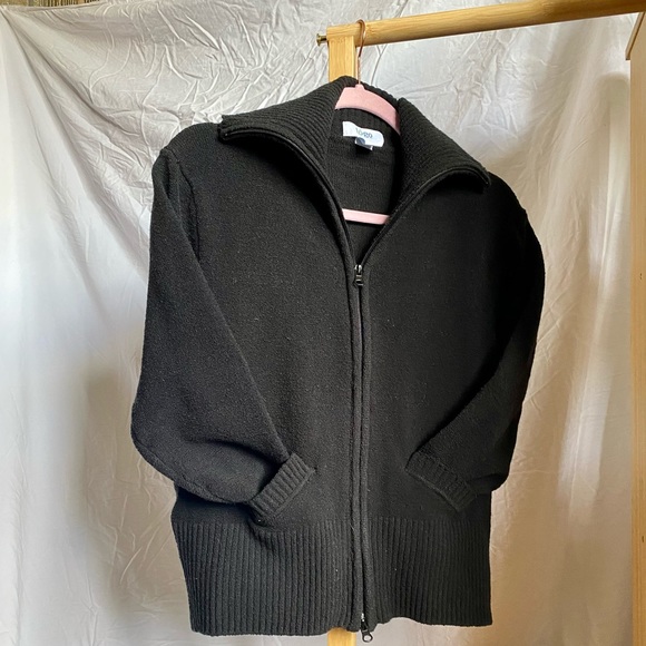 Vintage tōgo collard zip up sweater - Picture 1 of 2